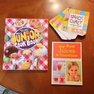 Junior Cookbook, My 1st Juices & Smoothies, Snack Crazy Kids 100 Recipes Bundle